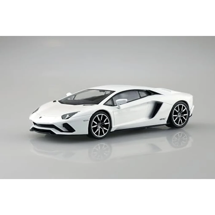 Aoshima Lamborghini Aventador S (Pearl White) 1:32 Scale Model Kit by Aoshima - Image 2