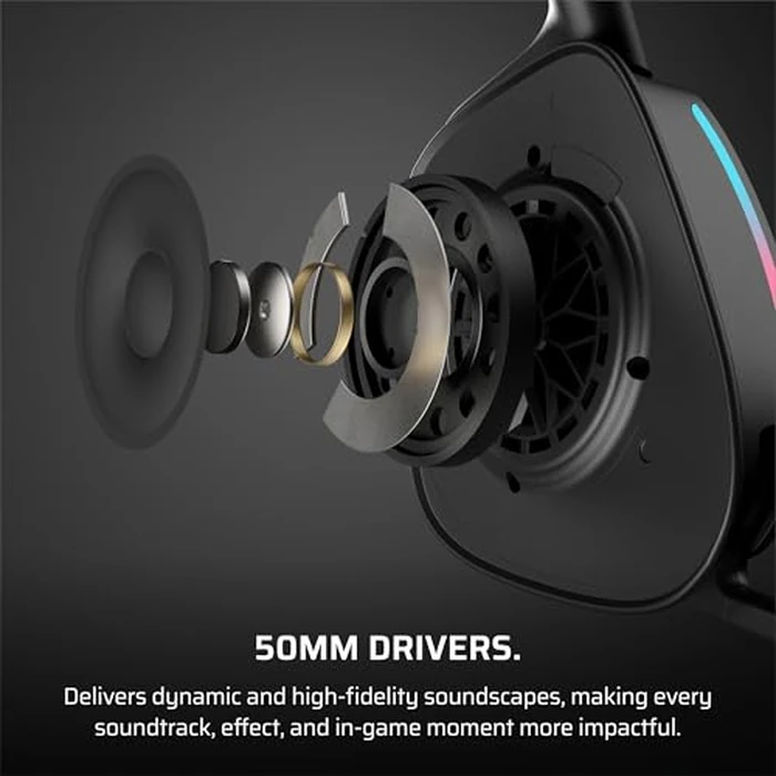 Corsair Void v2 Wireless Gaming Headset with Bluetooth for PC, PS5, PS4, Switch, Mobile - Dolby Atmos, 70 Hr Battery, Dual Wireless, Lightweight, Fast Charging - Carbon by Corsair - Image 5