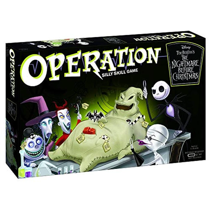 Operation: Disney The Nightmare Before Christmas Board Game | Collectible Operation Game | Featuring Oogie Boogie & Nightmare Before Christmas Artwork, 1+ Players by USAOPOLY - Image 1