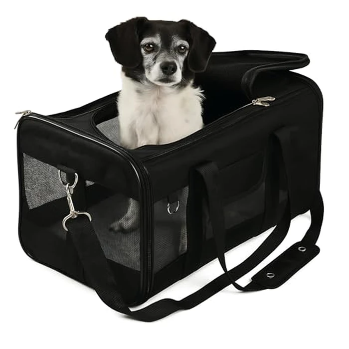 Sherpa STK#55511 Original Deluxe Pet Carrier, Large, Black by Sherpa - Used - Very Good condition
