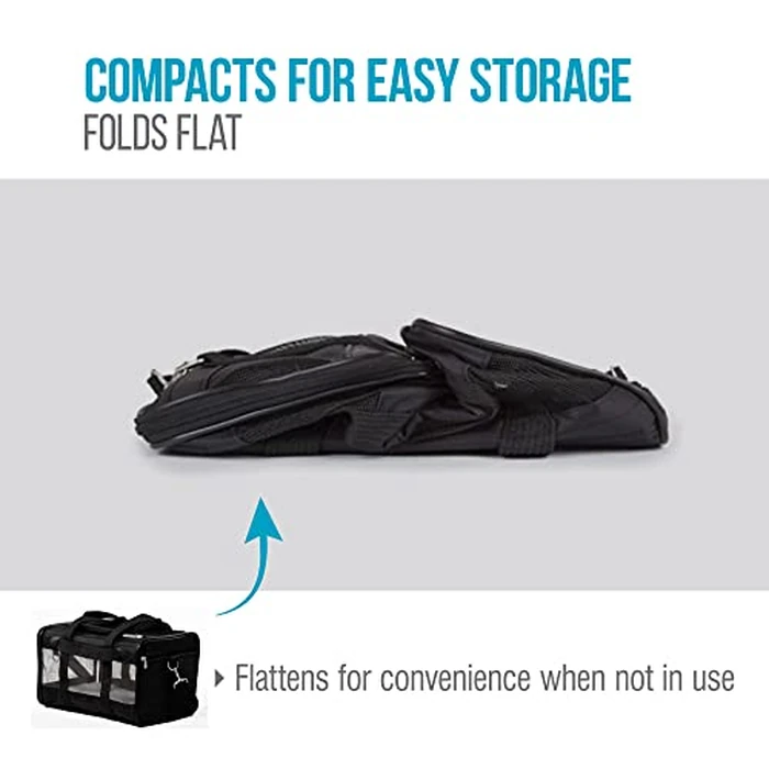 Sherpa STK#55511 Original Deluxe Pet Carrier, Large, Black by Sherpa - Image 4