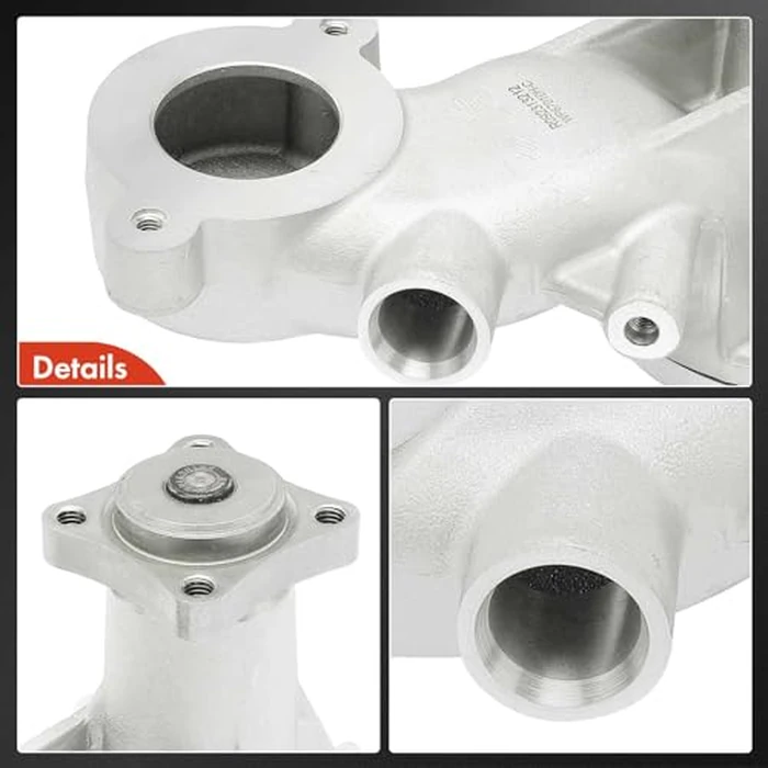 A-Premium Aluminum Engine Water Pump W/Seals Compatible with Ford F-150 2014-2011, Mustang 2014-2011 - DOHC, 8Cyl 5.0L - (fits for 4 holes of Flange Disc), Replace# BR3Z8501C, BR3Z8501H by A-premium - Image 7