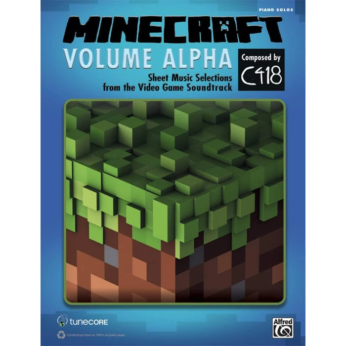 Minecraft -- Volume Alpha: Sheet Music Selections from the Video Game Soundtrack (Piano Solos) by Alfred Music - Used - Acceptable condition