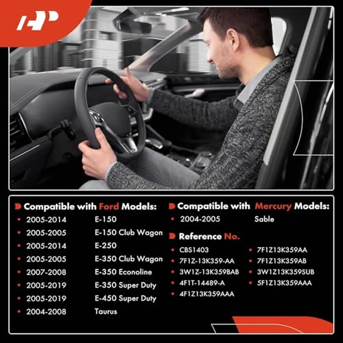 A-Premium Multifunction Switch Turn Signal Switch, Headlamp Beam Windshield Wiper Washer Switch Compatible with Ford E-150/250 2005-2014, E-350/450 Super Duty 2005-2019, Taurus 2004-2008 by A-Premium - Image 2