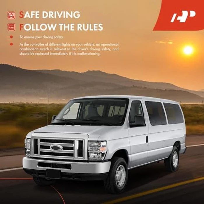 A-Premium Multifunction Switch Turn Signal Switch, Headlamp Beam Windshield Wiper Washer Switch Compatible with Ford E-150/250 2005-2014, E-350/450 Super Duty 2005-2019, Taurus 2004-2008 by A-Premium - Image 5