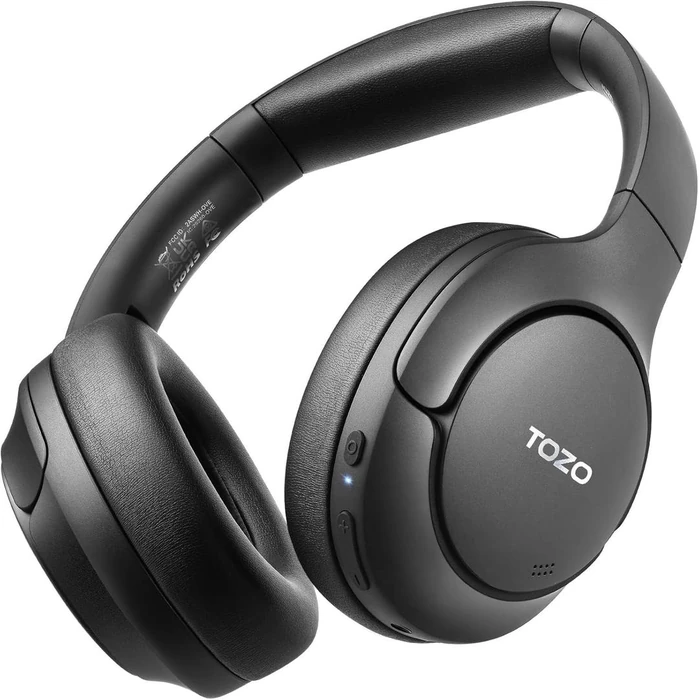 TOZO HT2 Hybrid Active Noise Cancelling Wireless Headphones - Black by TOZO - Refurbished - Excellent condition - US$49.99