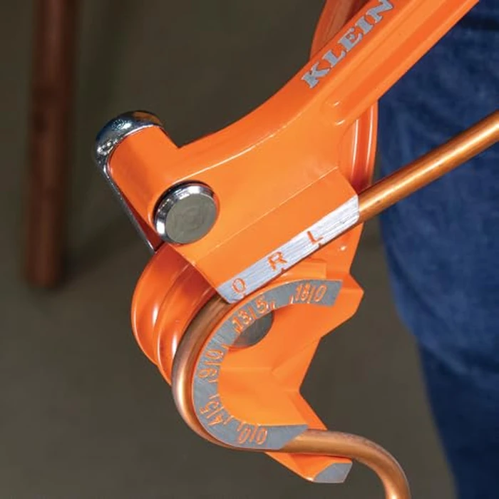 Klein Tools 51006 3-in-1 Tube Bender, 1/4, 5/16, and 3/8-Inch O.D. Tubing, Bends Soft Copper, Aluminum, Thin Wall Steel up to 180 Degrees by KLEIN TOOLS - Image 7