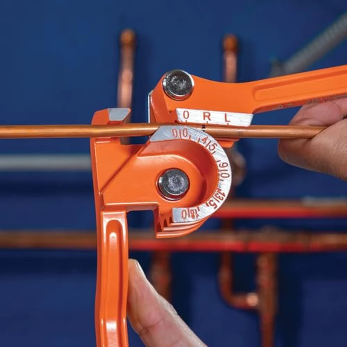 Klein Tools 51006 3-in-1 Tube Bender, 1/4, 5/16, and 3/8-Inch O.D. Tubing, Bends Soft Copper, Aluminum, Thin Wall Steel up to 180 Degrees by KLEIN TOOLS - Image 9