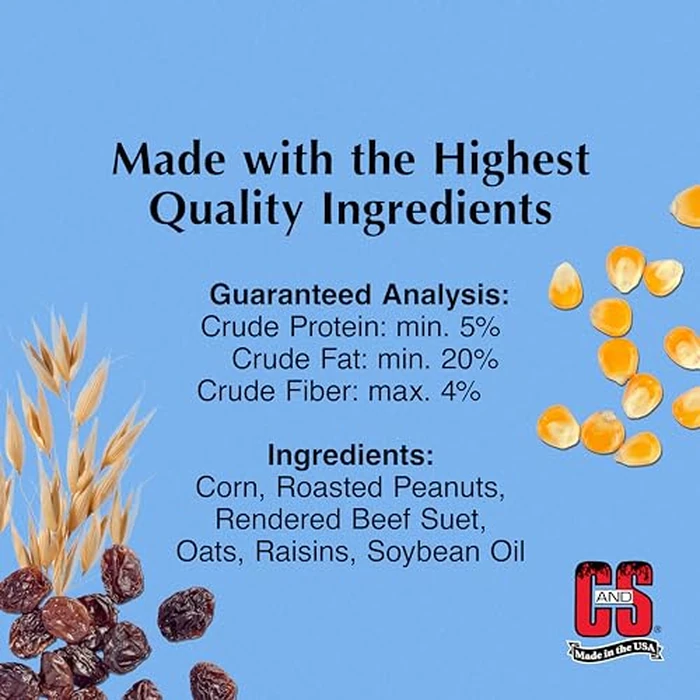 C&S Wild Bird Woodpecker Suet Nuggets Mega Box, 8 Pounds by C&S - Image 3