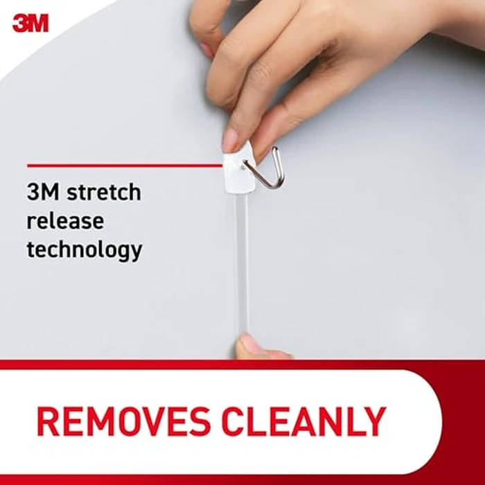 Command Small Wire Toggle Hooks, 16 Hooks and 24 Strips, Damage-Free Hanging Wall Hook with Adhesive, No Tools Required, Great for Home, Kitchen, and Office Organization, Holds up to 0.5 lb by Command - Image 8