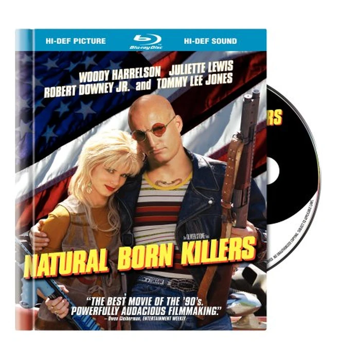 Natural Born Killers (R-Rated Version) (Blu-ray Book Packaging) by Warner Home Video - Used - Good condition