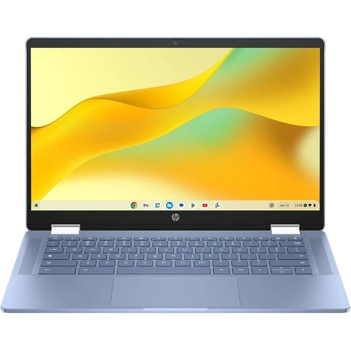 HP Chromebook x360 14b-cd0602ds 2-in-1 Laptop 14" - Sky Blue - Intel Processor N100 2.0GHz - 4GB RAM - 128GB by HP - Refurbished - Excellent condition - US$174.48