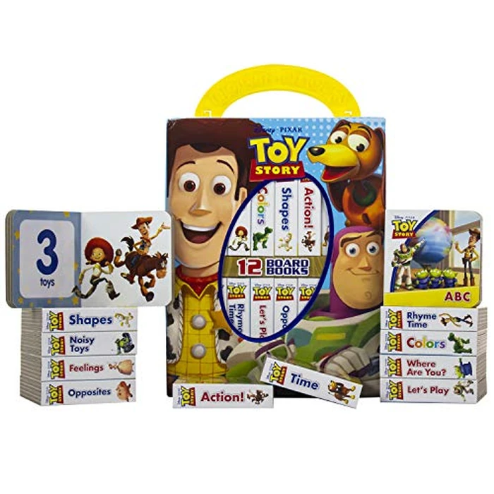 Disney Toy Story Woody, Buzz Lightyear, and More! - My First Library Board Book Block 12-Book Set - PI Kids by PI Kids - Used - Acceptable condition - US$9.88