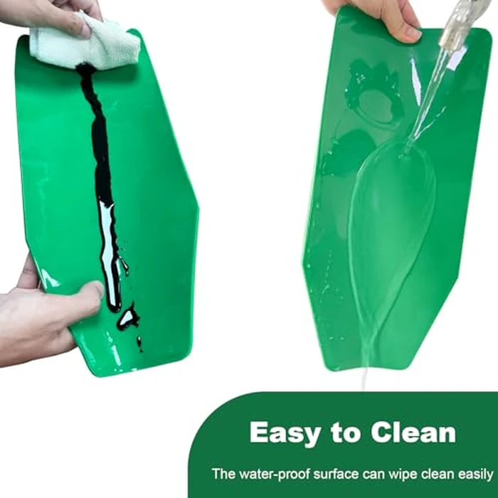 SZTJHN Reused Flexible Foldable Oil Funnel, Multi-Purpose Form a Funnels for Automotive Use, Easy to Clean Small Wide Mouth Funnel for Oil Drain, Available in Green by SZTJHN - Image 5