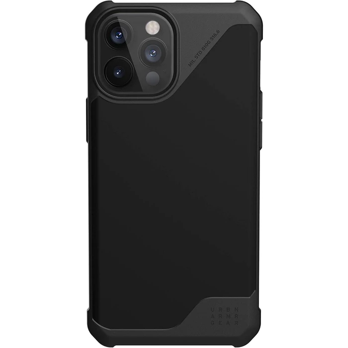 UAG Metropolis LT Series Phone Case for iPhone 12 Pro Max - SATN ARMR Black by UAG - Image 2
