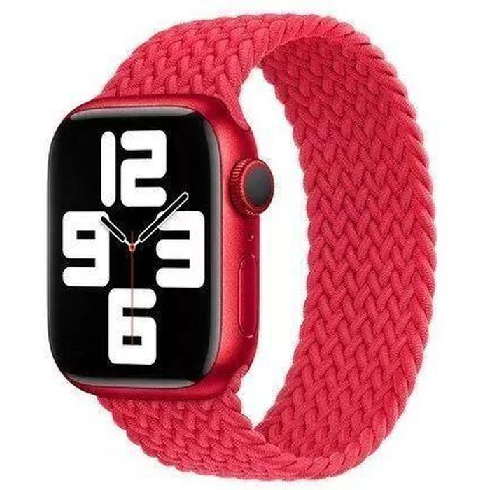 Apple Watch Braided Solo Loop (45mm) - Red - Size 9 by Apple - Image 2