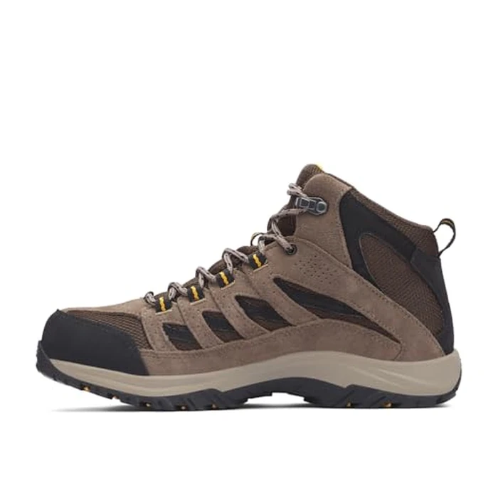 Columbia Mens Crestwood Mid Waterproof, Cordovan/Squash, 9 by Columbia - Image 7