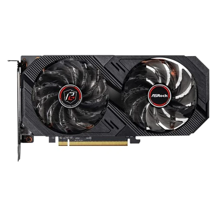 ASRock AMD Radeon RX 6500 XT Phantom Gaming D 4GB OC GDDR6 0dB Silent Cooling 18 Gbps 64-bit 7680 x 4320 Graphics Card Dual Fan HDMI DisplayPort by ASRock - Image 2