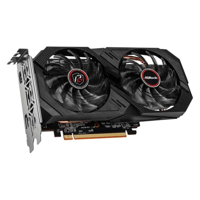 ASRock AMD Radeon RX 6500 XT Phantom Gaming D 4GB OC GDDR6 0dB Silent Cooling 18 Gbps 64-bit 7680 x 4320 Graphics Card Dual Fan HDMI DisplayPort by ASRock - Image 3