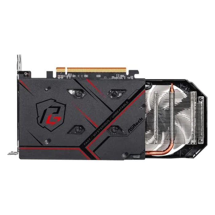 ASRock AMD Radeon RX 6500 XT Phantom Gaming D 4GB OC GDDR6 0dB Silent Cooling 18 Gbps 64-bit 7680 x 4320 Graphics Card Dual Fan HDMI DisplayPort by ASRock - Image 4
