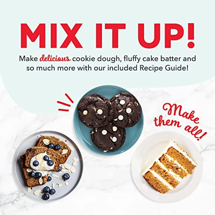 Dash Everyday Stand Mixer - Compact Tilt-Head Stand Mixer for Everyday Recipes - 6-Speed Power with Stainless Steel Bowl - Pink, 3-Quart by DASH - Image 5