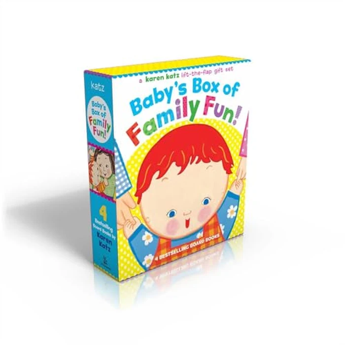 Baby's Box of Family Fun! (Boxed Set): A 4-Book Lift-the-Flap Gift Set: Where Is Baby's Mommy?; Daddy and Me; Grandpa and Me, Grandma and Me by Simon & Schuster - Used - Very Good condition - US$4.77