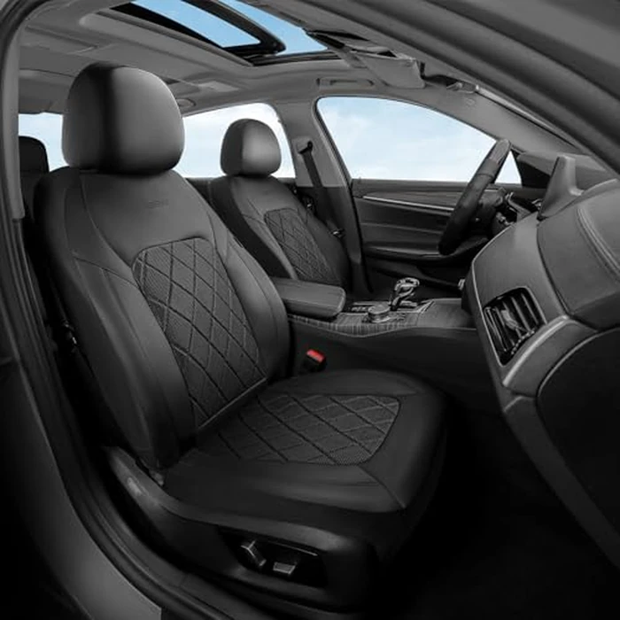 Coverado Car Seat Covers, Seat Covers Full Set, 5 Seats Automotive Seat Cover, Mesh Breathable Seat Protectors, Universal Fit for Most Cars by Coverado - Image 8