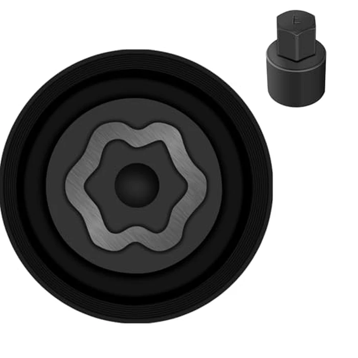 JEUCLEL E-Wheel Locking Nut Key Compatible with Toyota Models, Lexus, Tacoma, Wheel Lock Nut Socket Adapter, Anti-Theft Lug Removal Tool, Socket Remover Hand Repair Tool by JEUCLEL - Used - Like New condition