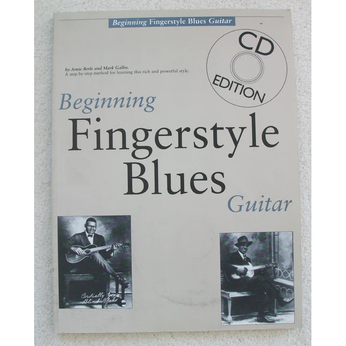 Beginning Fingerstyle Blues - Guitar | Step by Step Fingerpicking Method for Beginners and Students | Blues Guitar Technique Training with TAB Chords Exercises | Acoustic Guitar Instruction Book by Music Sales - Used - Like New condition - CA$10.25