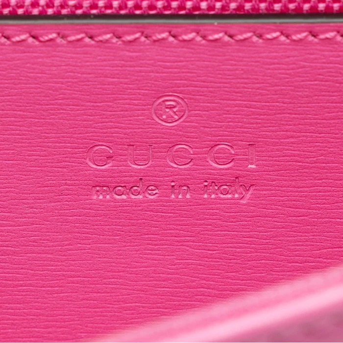 Gucci GG Canvas Luce Mini Shoulder Bag - Canvas - Pink by Gucci - Image 8