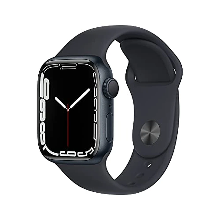 Apple Watch Series 7 [GPS 41mm] Smart Watch w/Midnight Aluminum Case with Midnight Sport Band. Fitness Tracker, Blood Oxygen & ECG Apps, Always-On Retina Display, Water Resistant by Apple - Used - Like New condition - US$289.15