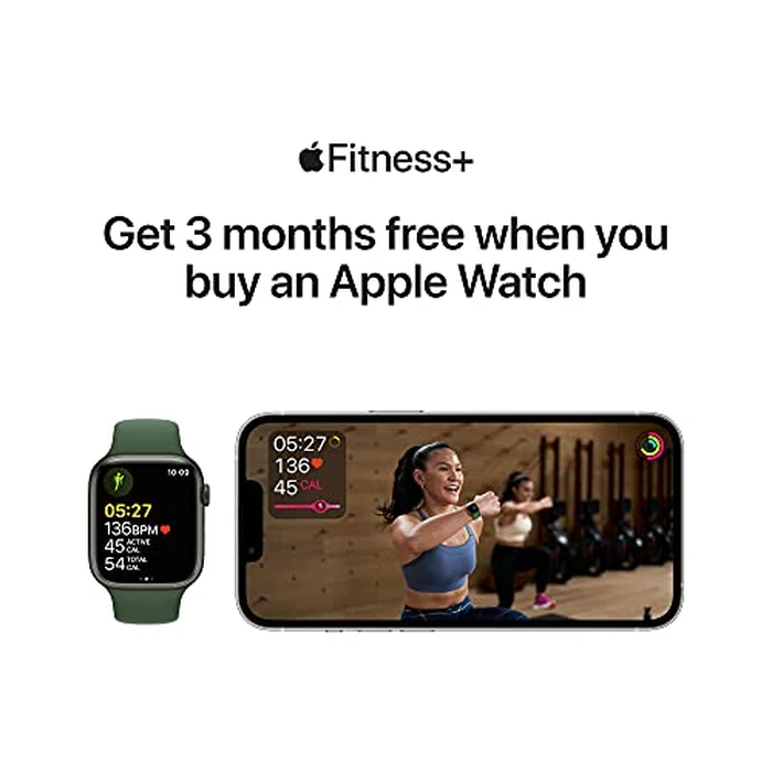 Apple Watch Series 7 [GPS 41mm] Smart Watch w/Midnight Aluminum Case with Midnight Sport Band. Fitness Tracker, Blood Oxygen & ECG Apps, Always-On Retina Display, Water Resistant by Apple - Image 6