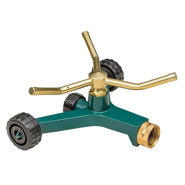 Orbit 58257N Lawn and Garden 3-Arm Metal Sprinkler with Wheel Base by Orbit - Used - Like New condition