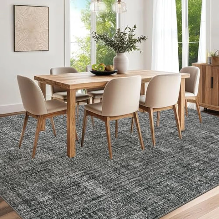 GarveeHome Modern Solid Area Rug 2x6 Washable Hallway Runner Rugs Non Slip Neutral Rug for Living Room Floor Carpet for Bedroom Kitchen Bathroom Nursery Carpet for Bedside Laundry Room by GarveeHome - Image 2