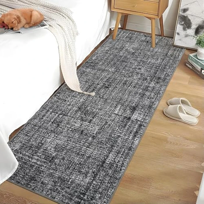 GarveeHome Modern Solid Area Rug 2x6 Washable Hallway Runner Rugs Non Slip Neutral Rug for Living Room Floor Carpet for Bedroom Kitchen Bathroom Nursery Carpet for Bedside Laundry Room by GarveeHome - Image 3