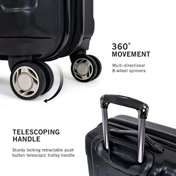 Kenneth Cole Reaction Renegade_Collection, Black, 28-Inch Carry On, Renegade_Collection by Kenneth Cole REACTION - Image 4