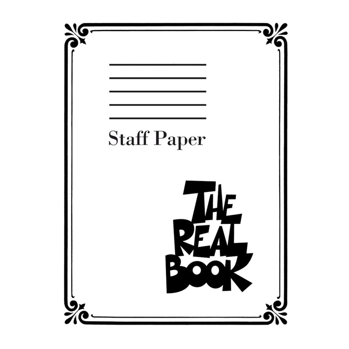 The Real Book Staff Paper | 400 Pages of Perforated Manuscript Paper with 9 Staves Per Page | Ideal for Composers Songwriters and Music Students | Hal Leonard Sheet Music Notebook by Hal Leonard - Used - Like New condition - CA$9.63