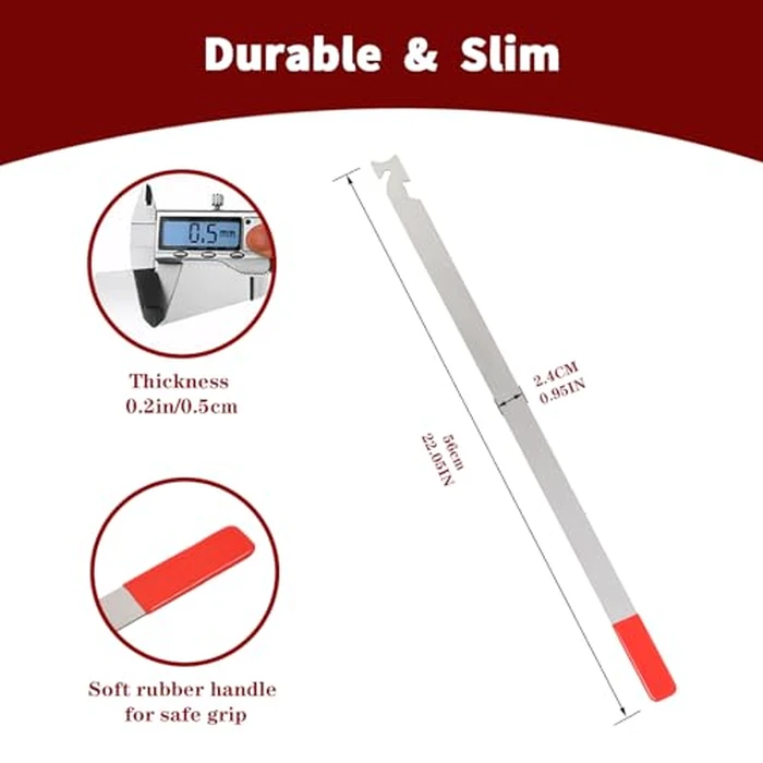22 Inches Stainless Steel Slim Jim Tool, Emergency Automotive Tool - Professional Roadside Assistance Kit for Vehicles by Generic - Image 3