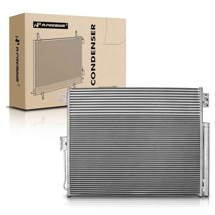 A-Premium Air Conditioning A/C Condenser Compatible with 2011-2021 Jeep Grand Cherokee & 2011-2021 Dodge Durango, Replace# 55038003AE by A-Premium - Used - Good condition