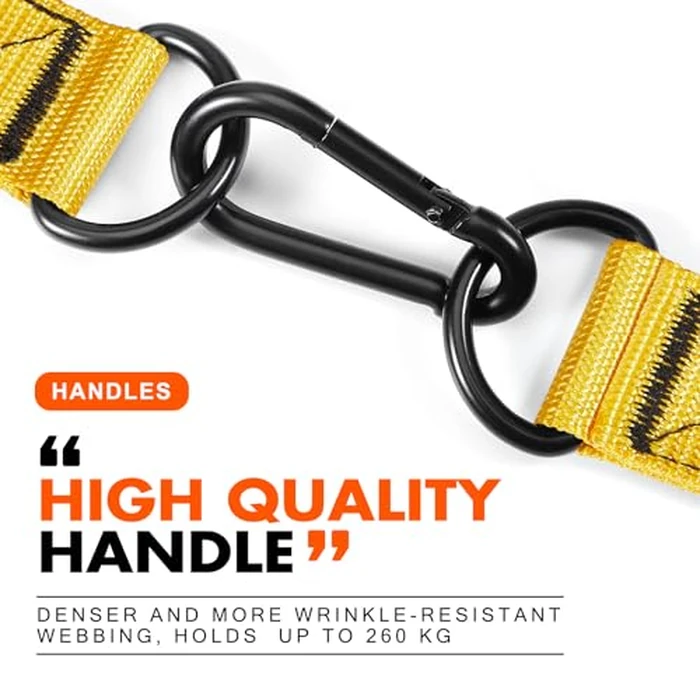 HPYGN Exercise Handles, D Handle Cable Attachment, Grip Attachments for Cable Machine Pulleys, Resistance Bands and Strength Trainers, Pull Down Exercise Accessories, Home Gym Exercise Machine Attachments by HPYGN - Image 5