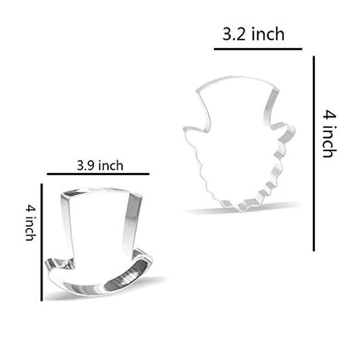 Large St. Patrick’s Day Cookie Cutter set - 8 Piece - Stainless Steel by Keewah - Image 3