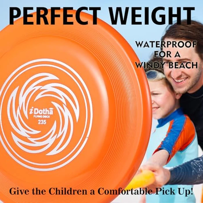 iDotha Sports Flying Disc - Compeition Flying Discs for Beach, Backyard, Lawn, Park, Camping and More - Great for All Ages Outdoor Flying Disc Training by iDotha - Image 4