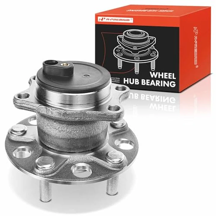 A-Premium Rear Wheel Bearing and Hub Assembly Compatible with Mitsubishi Lancer 2008-2009, FWD, with 5-Lug by A-premium - Used - Acceptable condition