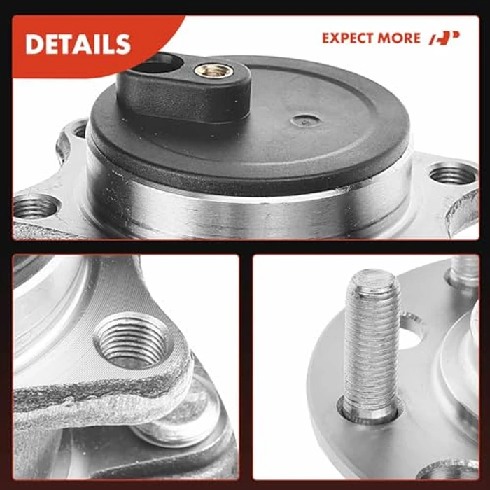A-Premium Rear Wheel Bearing and Hub Assembly Compatible with Mitsubishi Lancer 2008-2009, FWD, with 5-Lug by A-premium - Image 7