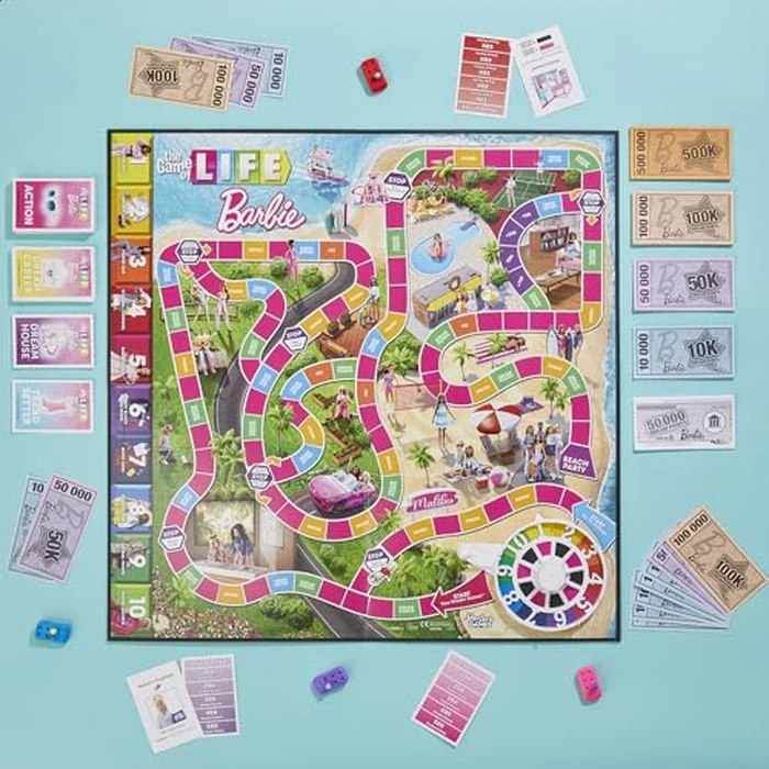 Hasbro Games The Game of Life: Barbie Edition Board Game | Ages 8+ | 2 to 4 Players | Fun Family Games for Kids and Adults | Kids Gifts (Amazon Exclusive) by Hasbro Gaming - Image 3