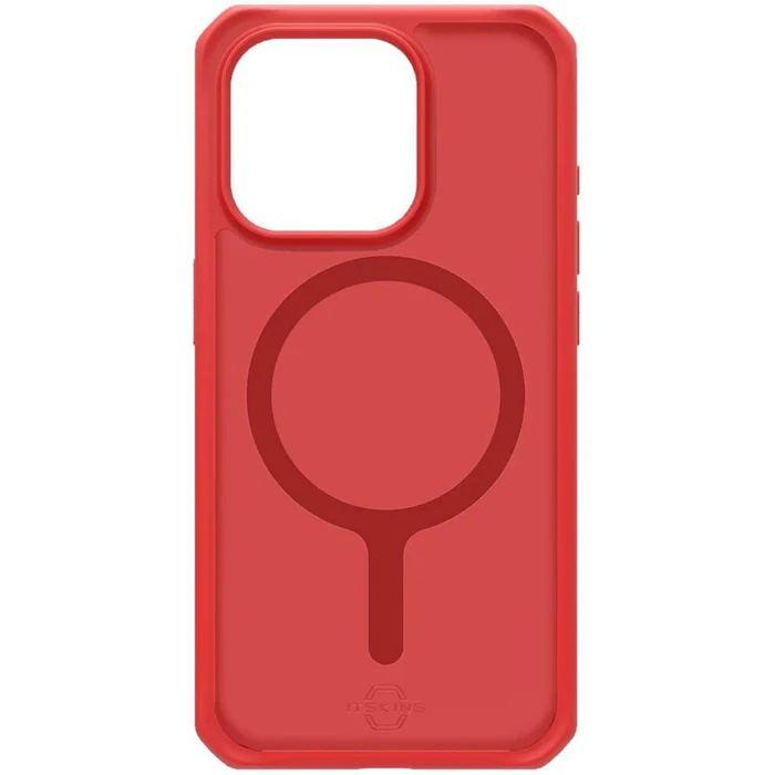 ITSKINS HYBRID R // FROST Phone Case with MagSafe for iPhone 15 Pro - Red - Brand New by ITSKINS - Image 2
