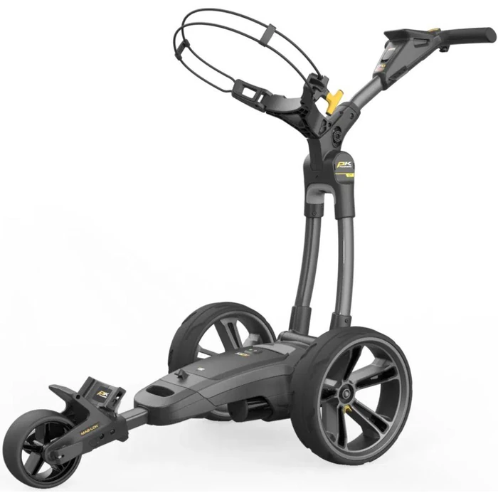 PowaKaddy CT10 GPS Electric Golf Trolley - Premium Gun Metal by PowaKaddy - Image 1