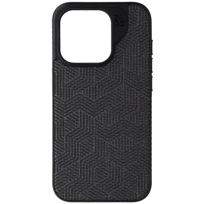Zagg London Snap Phone Case for iPhone 15 Pro - Black Geo by Zagg - Refurbished - Brand New condition
