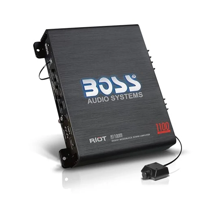 BOSS Audio Systems R1100M Riot Series Monoblock Class A/B Car Amplifier - 1100 High Output, Low/High Level Inputs, Hook Up to Subwoofer for Bass by BOSS Audio Systems - Used - Like New condition - CA$93.69