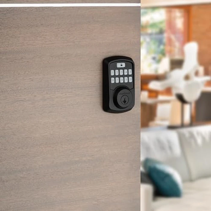 Kwikset 99420-003 Aura Bluetooth Programmable Keypad Door Lock Deadbolt Featuring SmartKey Security, Iron Black by Kwikset - Image 8